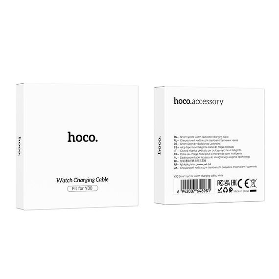Зарядное устройство для Hoco Y30/Y42 White | Зображення 1