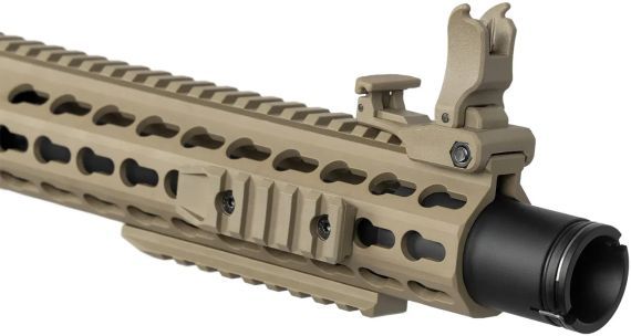 Страйкбольна гвинтівка Evolution Recon 10 Amplified Carbontech AEG 6 мм Tan | Зображення 5