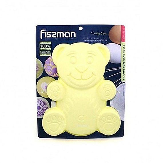 Форма для выпечки Fissman Медвежонок BW-6736-22 22x19x3 см желтая