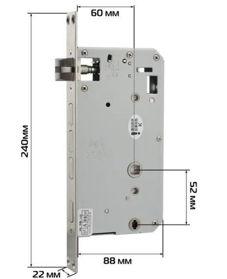 Дверной сенсорный замок с отпечатком пальца,умная биометрическая дверная ручка, 4 способа открытия | Зображення 6