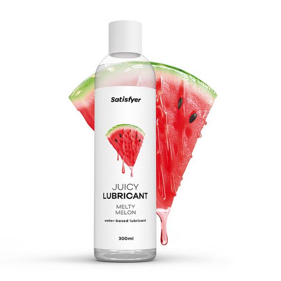 Лубрикант на водній основі Satisfyer Juicy Lubricant Melty Melon 300 мл (м'яте паковання!!!) | Зображення 2