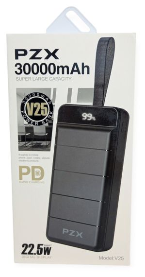 Power Bank 45000 mAh 2,1А реальна ємність PZX C166 зарядка зовнішній акумулятор павербанк сертифікований | Зображення 6