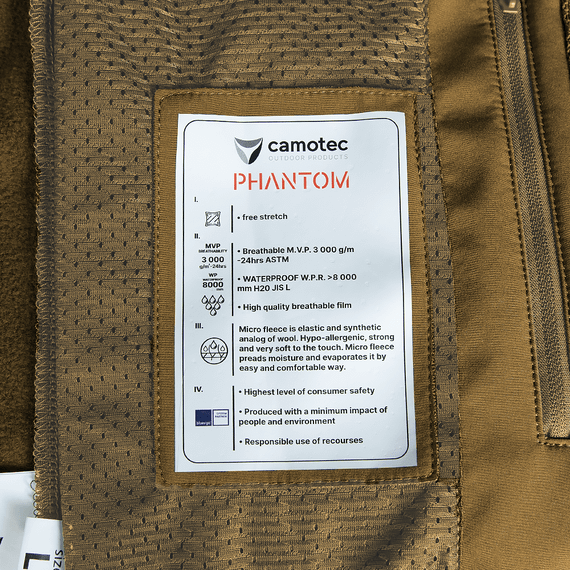Куртка Phantom SoftShell Койот (7293), M | Зображення 8