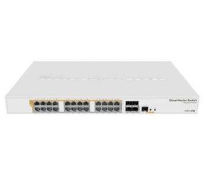 MikroTik CRS328-24P-4S+RM PoE Комутатор 24 порти керований