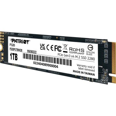 Накопитель SSD M.2 2280 1TB Patriot (P320P1TBM28) | Зображення 2