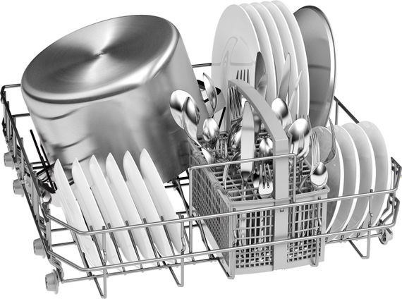 Посудомийна машина Bosch , 12компл., A+, 60см, дисплей, білий (SMS23DW01T) | Зображення 6