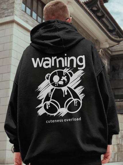 Худі з ДТФ на Флісі (оверсайз)