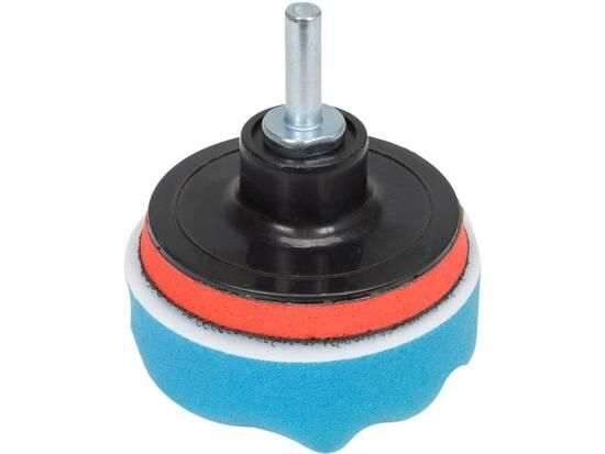 Набор губки мех полировальные липучка 25х80 мм М10 12 штук YATO YT-47930 | Зображення 2