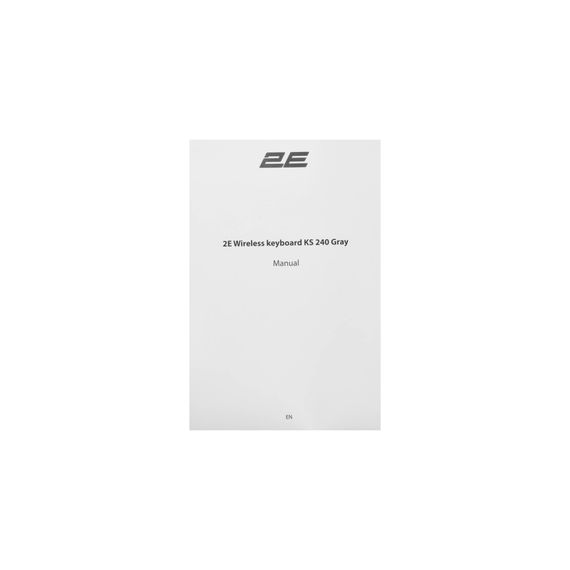 Клавіатура 2E KS240 Wireless USB/Bluetooth UA Grey (2E-KS240WG_UA) | Зображення 7