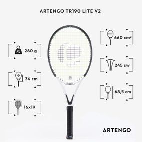 Ракетка тенісна TR190 Lite V2 для дорослих - Гріпс 2