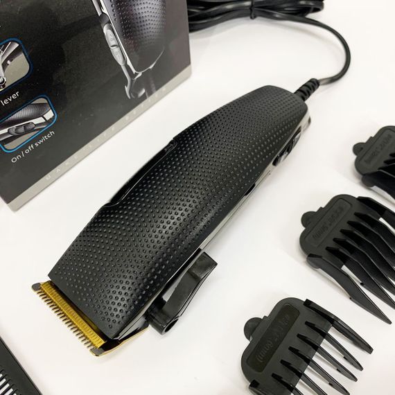 Электрическая аккумуляторная машинка для стрижки, Подстригательная машинка, Электромашинка для волос QC-31 | Зображення 8