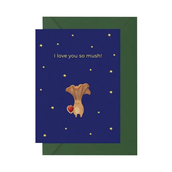 Листівка з конвертом Гриб СS-GS-003