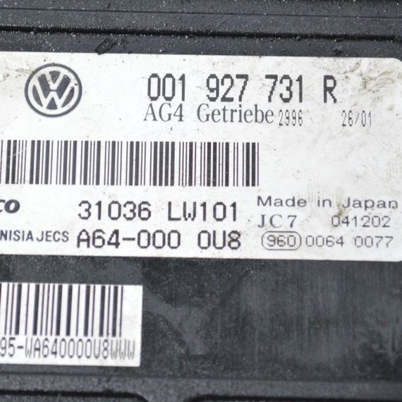 Блок управління коробки передач 1.4 Volkswagen Polo IV 2001-2009 Комп'ютер модуль АКПП Фольксваген Поло 4 001927731R | Зображення 2