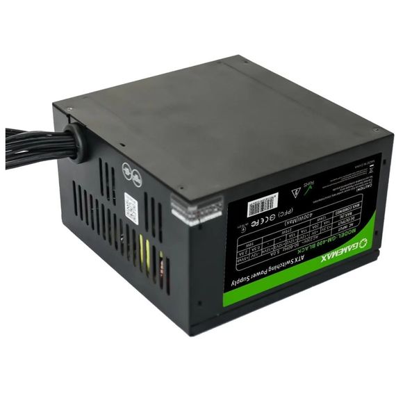 Блок живлення Gamemax GM-400-8CM Black | Зображення 2