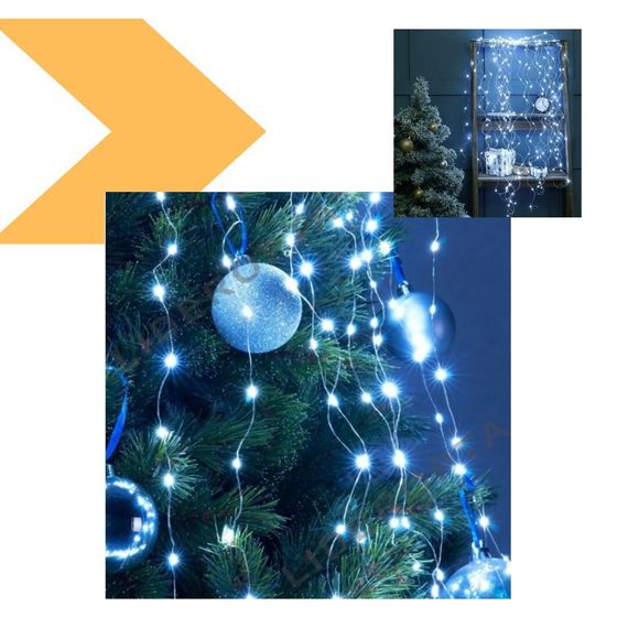 Гірлянда Кінський хвіст 400 LED 2 метри мідний провід XPRO (47717-704_259) | Зображення 6