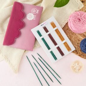 Набор носочных деревянных спиц KnitPro Symfonie Dreamz - Starter Set», 15 см
