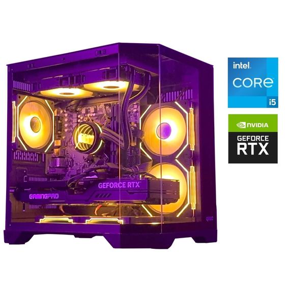 Ігровий ПК GAMING PC Tower / Intel Core i5-14600KF (14 (20) ядер по 3.5 - 5.3 GHz) / 32 GB DDR5 / 1000 GB SSD / nVidia GeForce RTX 5070, 12 GB GDDR7, 192-bit б/в