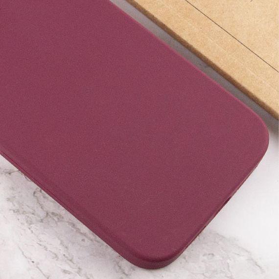 Чехол Silicone Case Full Protective (AA) NO LOGO для Apple iPhone 16 Pro Max (6.9") Бордовый / Plum | Зображення 1