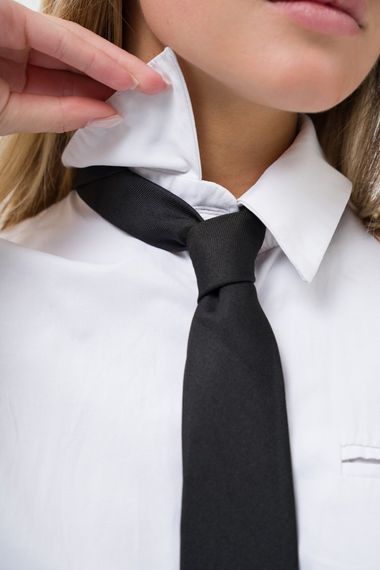 Вузька класична краватка Without Castle Black | Зображення 9