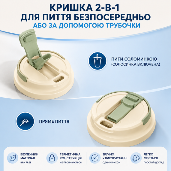 Электрический шейкер 500 мл — Бежевый, аккумуляторный с USB-зарядкой для идеальных коктейлей | Зображення 5