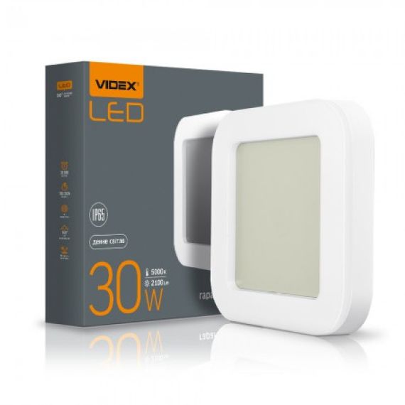 Светодиодный уличный светильник VIDEX ART VL-BHFS-305 30W 5000K 220V водо-, пылезащищенный (25804) | Зображення 2