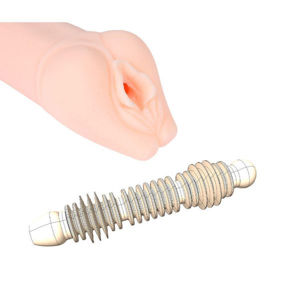 Мастурбатор-вагина Kokos Jina, Телесный | Зображення 2