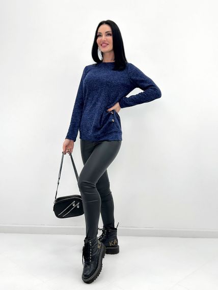 Женская кофта из ангоры-софт GF04197 цвет синий, размер 50/52