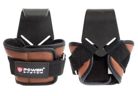 Гаки для тяги на зап'ястя Power System PS-3300 Hooks Brown L