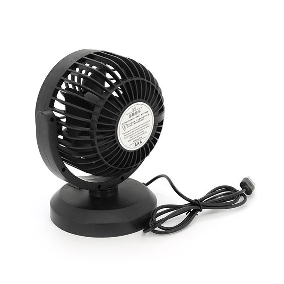 Вентилятор настольный F30/1, 2 режима, питание от кабеля USB, Black, Box | Зображення 2