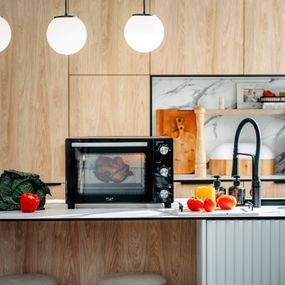 Електрична піч Adler AD 6025 1500Вт/ 35л /електроплита/ механічне керування/чорна