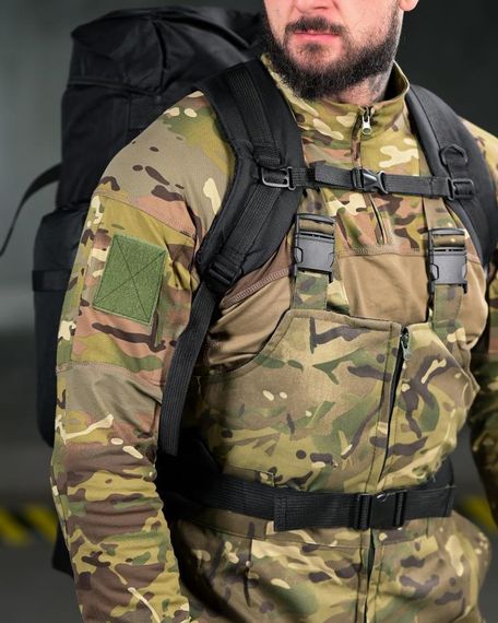 Тактичний рюкзак 80 л водонепроникний армійський вещмішок для полювання риболовлі кемпінгу похідний наплічник | Зображення 3