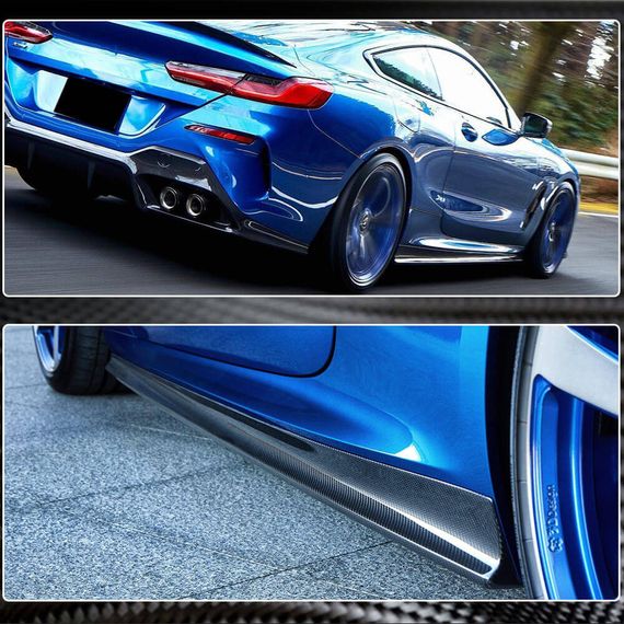 Накладки на пороги (для G14/G15 M-Sport, Карбон) для BMW 8 cерія G14/G15/G16 2018- гг | Зображення 2