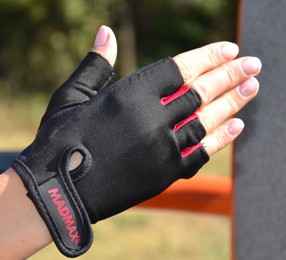 Рукавички для фітнесу MadMax MFG-251 Rainbow Rubine Red XS | Зображення 5