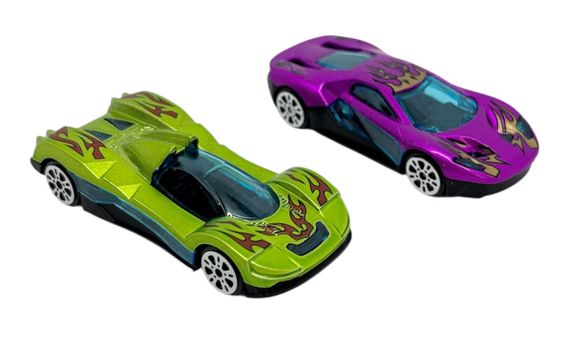 Трек траса три рівня автомобільний дві машинки 31 деталь Hot Wheel автотрек з дорожніми знаками | Зображення 3