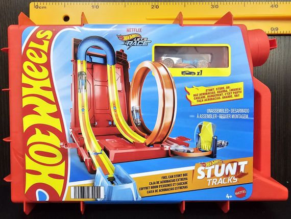 Игровой набор Трек Хот Вилс Канистра для трюков Турботрюки Hot Wheels Track Builder Fuel Can Stunt Box | Зображення 8