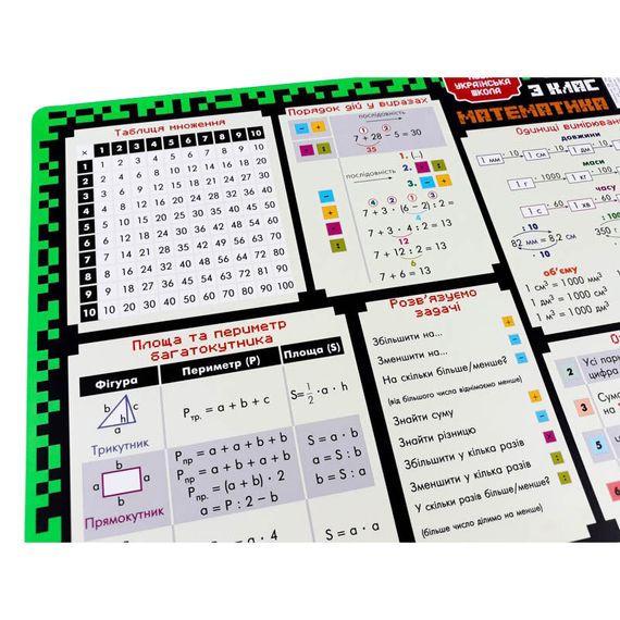 Коврик подсказка учебный А3 3 класс 129050 | Зображення 2
