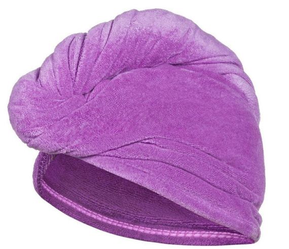 Рушник для волосся Aqua Speed HEAD TOWEL 7340 фіолетовий 25х65см 5908217673404