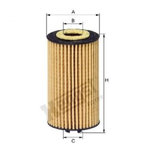 Фильтр масляный Opel Astra/Insignia 1.6 CDTI 14-, Hengst, E650H01 D444,