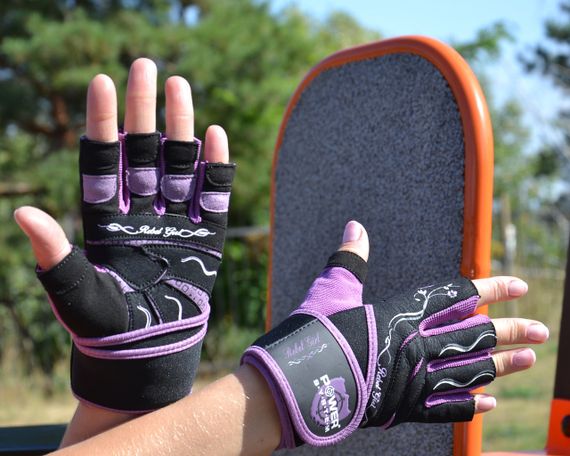 Рукавички для фітнесу Power System PS-2720 Rebel Girl жіночі Purple XS | Зображення 6