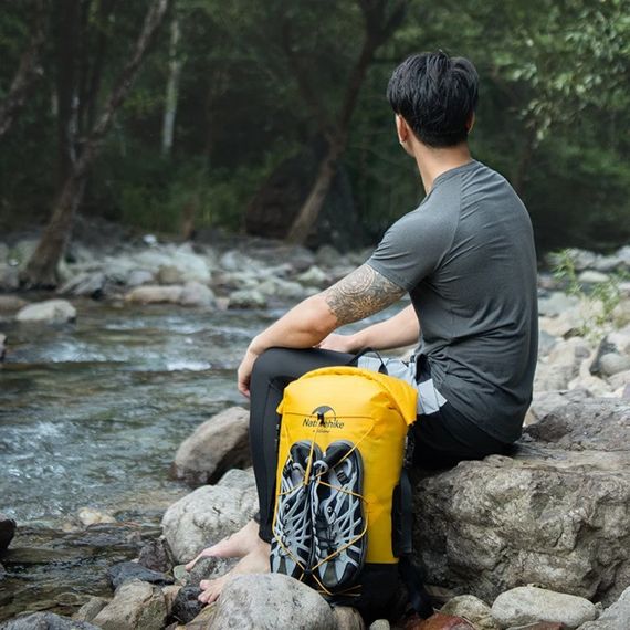 Рюкзак водонепроникний Naturehike NH21FSB04 30L, хакі | Зображення 5