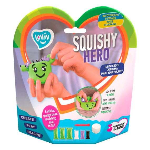 Набір для ліплення з повітряним пластиліном Squishy Cactusita TM Lovin 70124 | Зображення 1