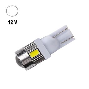 Автолампа Terra T10 / W5W, цоколь W2.1x9.5d, 5630x6smd, линза, 12V
