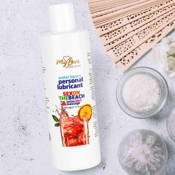 2в1 лубрикант та масажний гель - MyLove Aroma Series Intim&Massage Sex On The Beach, 300 мл Sex Aura | Зображення 2