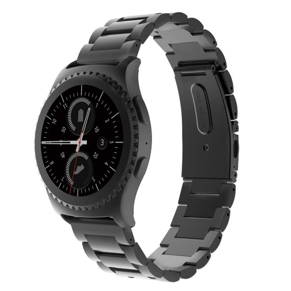 Металлический ремешок Primo для часов Samsung Gear S2 Classic SM-R732/R735 - Black