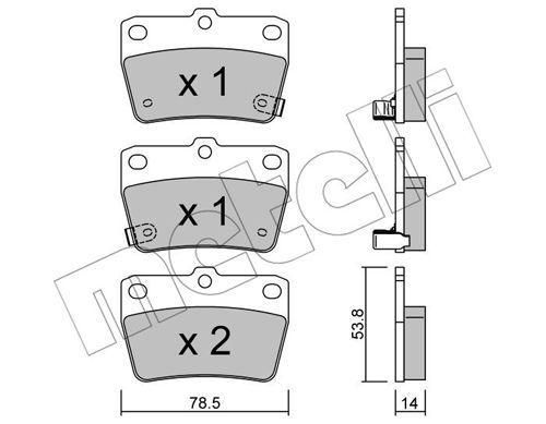 Колодки тормозные задние Toyota Rav4 II 00-05 22-0431-0 | Зображення 9