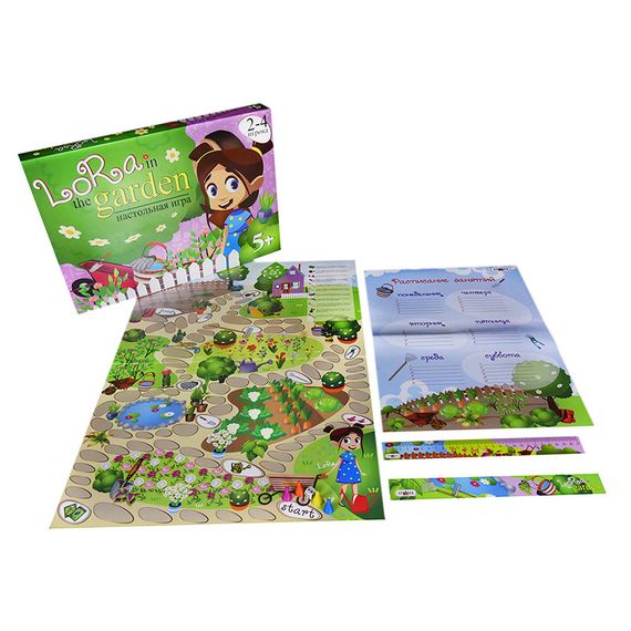Настольная Игра-бродилка "Lora in the garden" 30514 (рус.) | Зображення 1