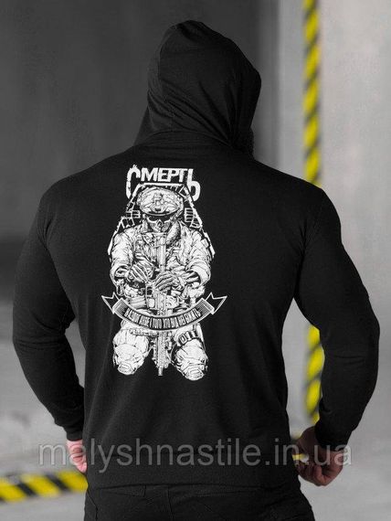 Худи maklin воин черный  ВТ5050