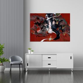 Плакат-постер з принтом Кавун Jujutsu Kaisen Магічна битва Satoru Gojo Сатору Годжо Гето Сугуру Фушигуро Тоджі ПЛ000791(А2)