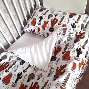 Білизна для дитячого ліжечка SoundSleep 113021  Для ліжечка  муслін+ранфорс бiлий