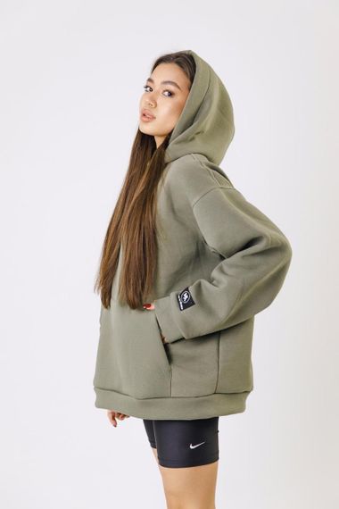 Зіп-Худі унісекс МА (01) Олива | Зображення 3